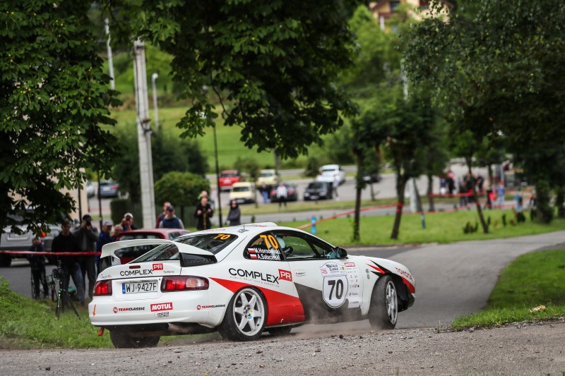 Toyota Team Classic Rajd Śląska 2018 Toyota Celica GT-Four w czasie Rajdu Śląska 2018