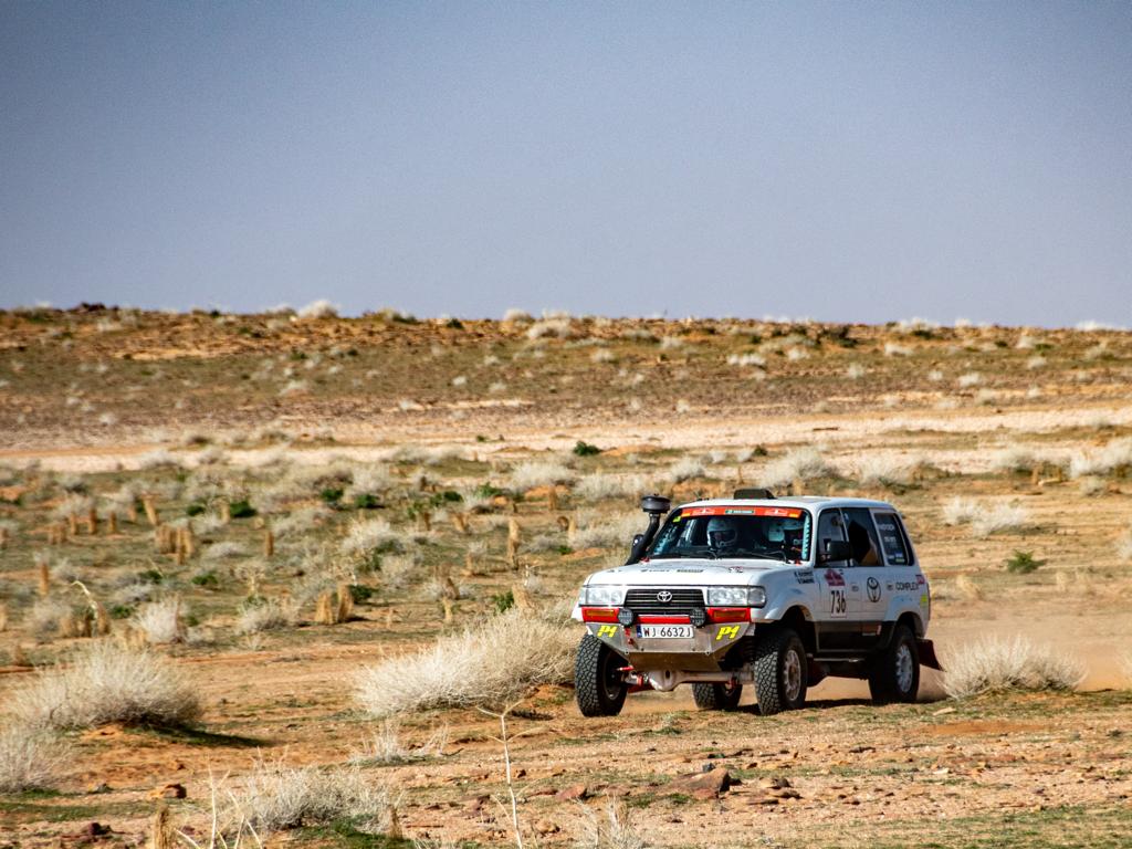 TOYOTA TEAM CLASSIC Michał Horodeński Arkadiusz Sałaciński Toyota Land Cruiser HDJ80 2. Etap Rajd Dakar Classic 2024