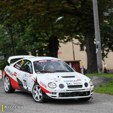 Rajd Śląska 2018 - załoga Horodeński / Sałaciński - Toyota Celica GT-Four ST205