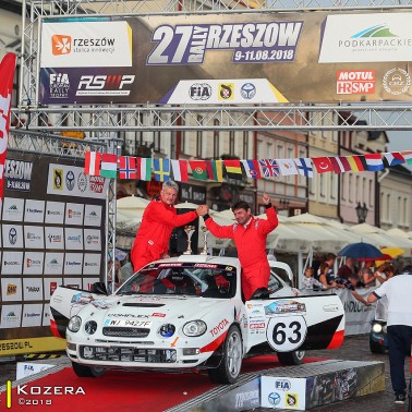 27. Rajd Rzeszowski - załoga Horodeński / Sałaciński - Toyota Celica GT-Four ST205