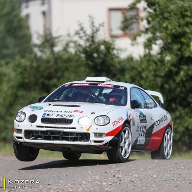 Rajd Nadwiślański 2018 - załoga Horodeński / Sałaciński - Toyota Celica GT-Four ST205