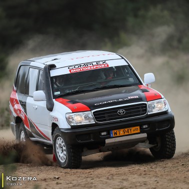 Baja Drawsko Pomorskie 2019 - załoga Horodeński / Wasik - Toyota Land Cruiser HDJ100 T2