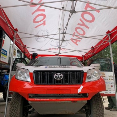 Trening załogi Sołty / Brakowiecki - Toyota Land Cruiser KDJ155 T2 przed Baja Poland 2021