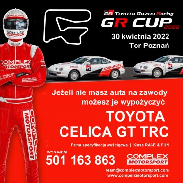 Wystartuj Toyotą Celica GT TRC w Track Day!