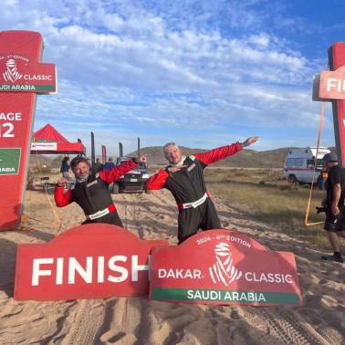 Podium Horodeńskiego i Sałacińskiego w Dakar Classic 2024