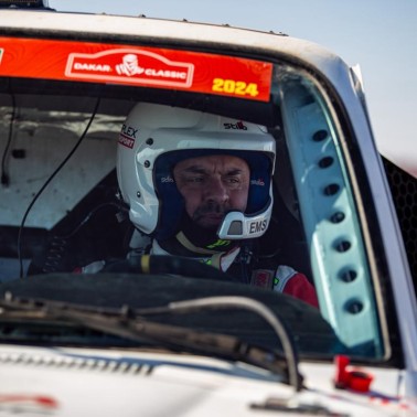 Michał Horodeński przed 3. Etapem Dakar Classic 2024