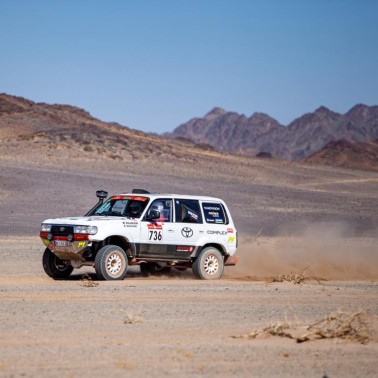 Michał Horodeński / Arkadiusz Sałaciński - LC HDJ80 - ceremonia startu i prolog Dakar Classic 2024