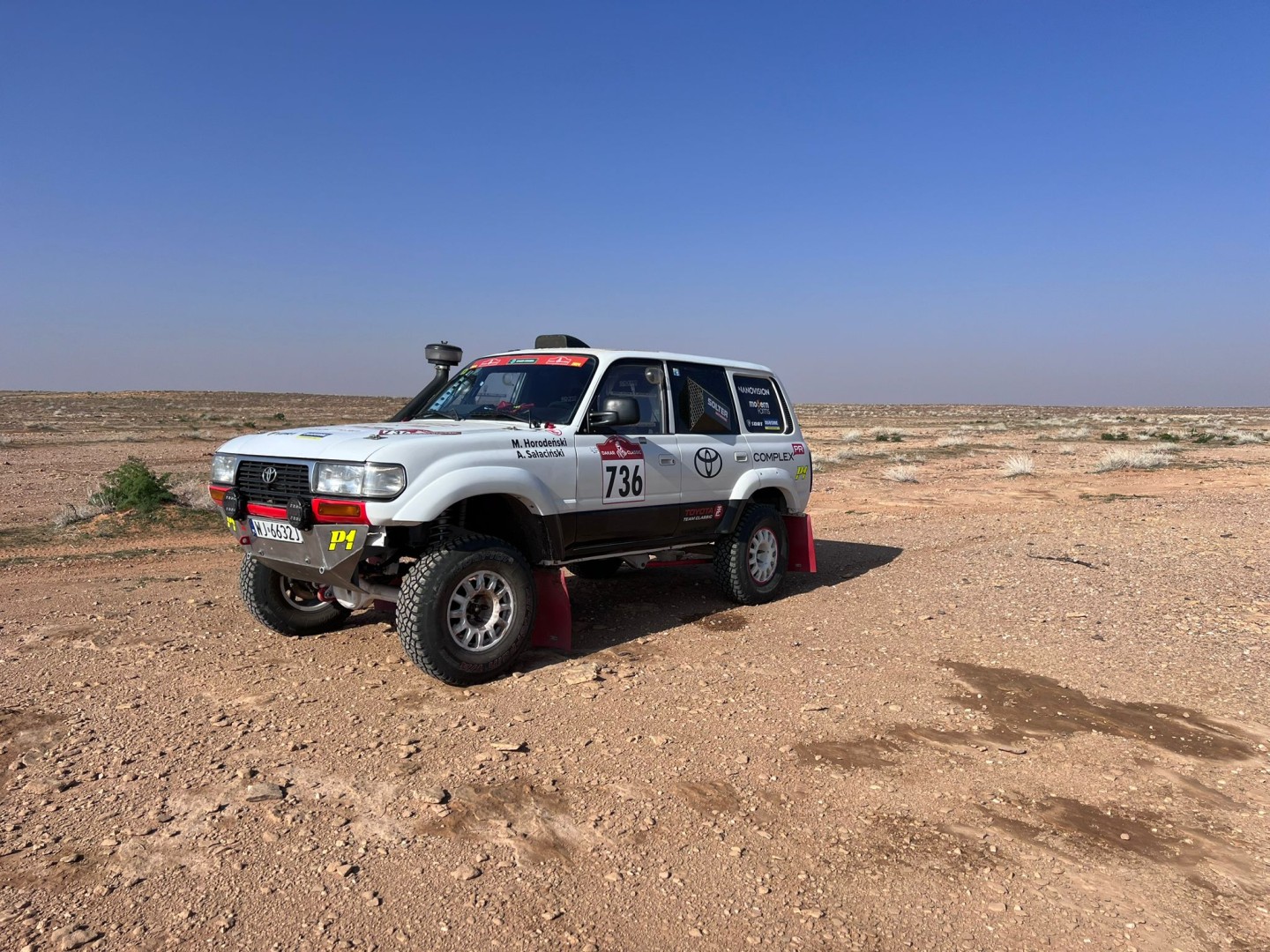 Etap 1. Dakar Classic 2024 - Michał Horodeński / Arkadiusz Sałaciński - LC HDJ80