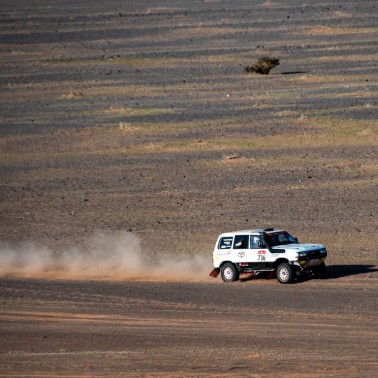 Start załogi Michał Horodeński i Arkadiusz Sałaciński do RT3.1 Dakar Classic 2024