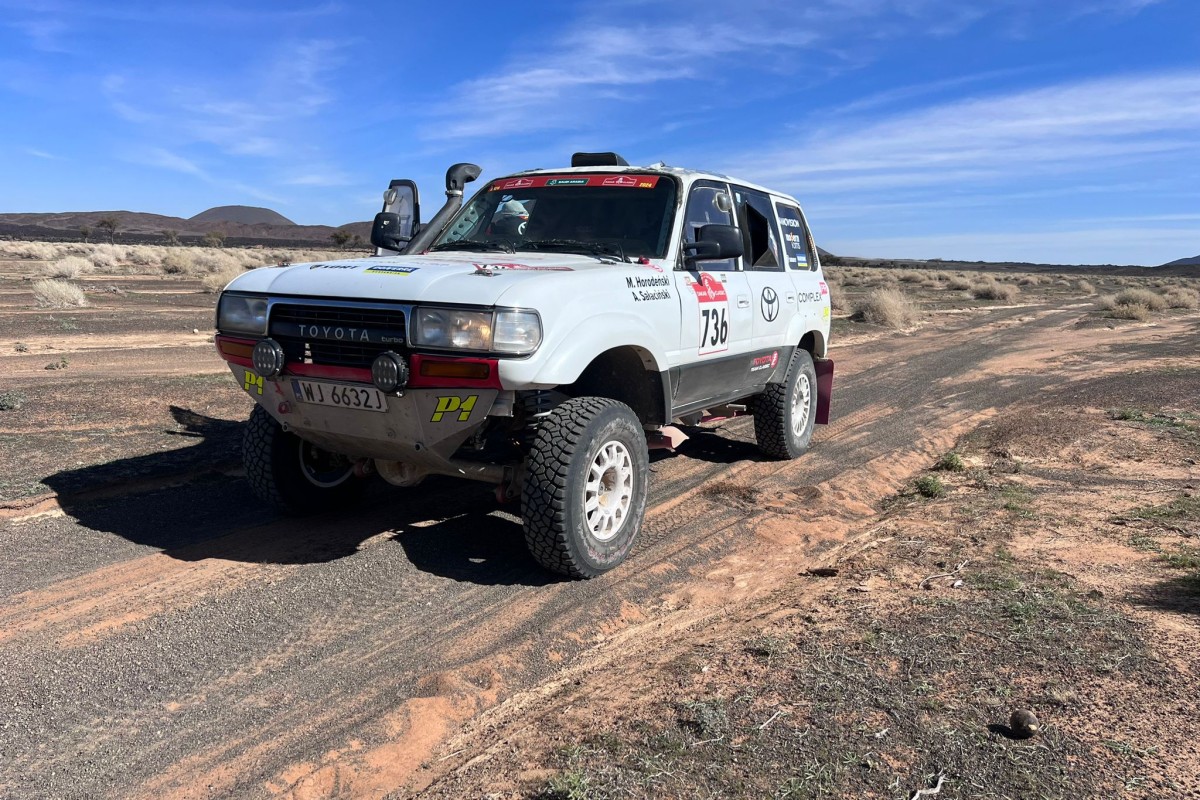 TOYOTA TEAM CLASSIC Michał Horodeński Arkadiusz Sałaciński Toyota Land Cruiser HDJ80 9. Etap Rajd Dakar Classic 2024