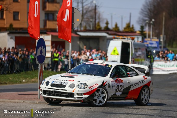 Platinum 2. Rajd Memoriał Janusza Kuliga i Mariana Bublewicza 2018 - załoga Horodeński / Sałaciński - Toyota Celica GT-Four ST205