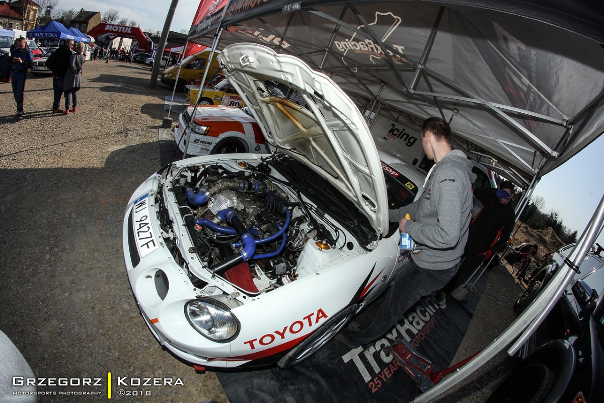 Platinum 2. Rajd Memoriał Janusza Kuliga i Mariana Bublewicza 2018 - załoga Horodeński / Sałaciński - Toyota Celica GT-Four ST205