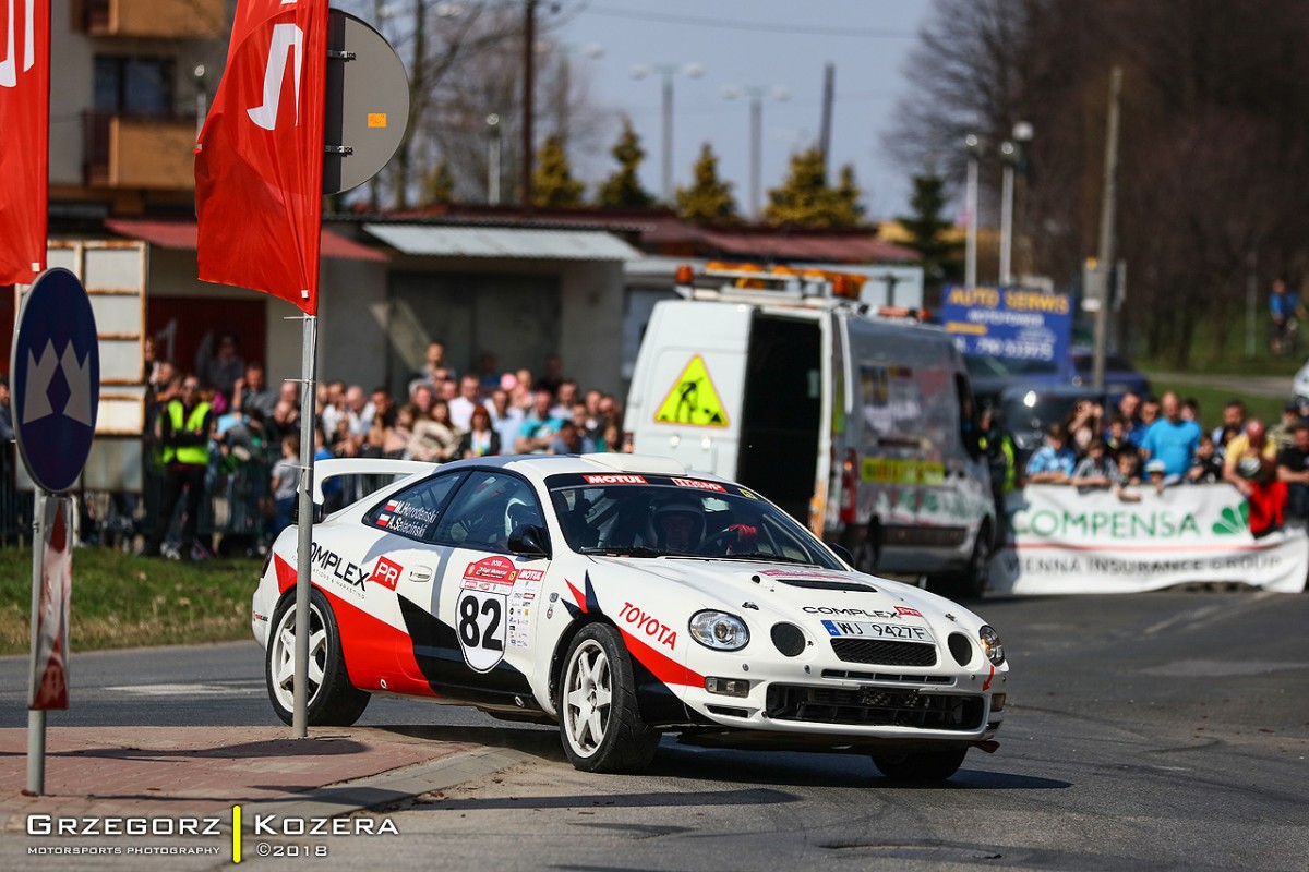 Platinum 2. Rajd Memoriał Janusza Kuliga i Mariana Bublewicza 2018 - załoga Horodeński / Sałaciński - Toyota Celica GT-Four ST205