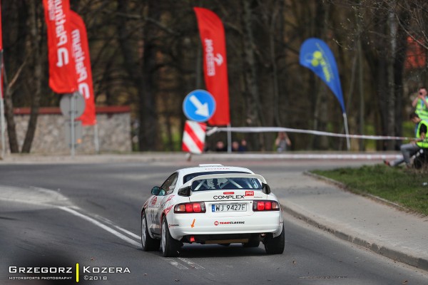 Platinum 2. Rajd Memoriał Janusza Kuliga i Mariana Bublewicza 2018 - załoga Horodeński / Sałaciński - Toyota Celica GT-Four ST205