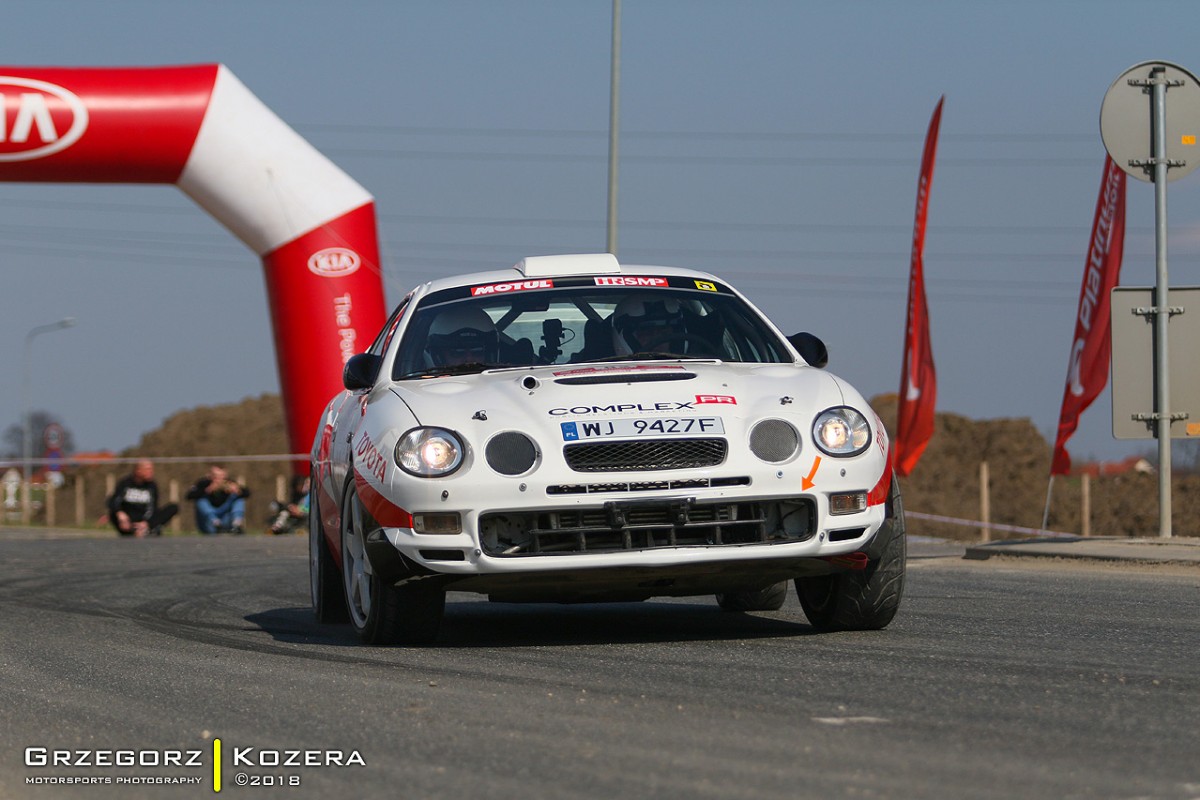 Platinum 2. Rajd Memoriał Janusza Kuliga i Mariana Bublewicza 2018 - załoga Horodeński / Sałaciński - Toyota Celica GT-Four ST205