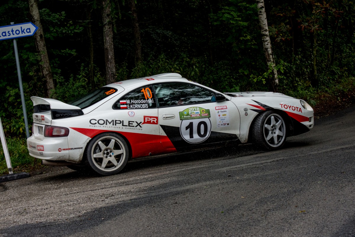 64. Rajd Wisły 2018 - załoga Horodeński / Kornobis - Toyota Celica GT-Four ST205