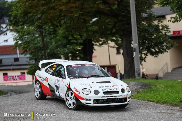 Rajd Śląska 2018 - załoga Horodeński / Sałaciński - Toyota Celica GT-Four ST205