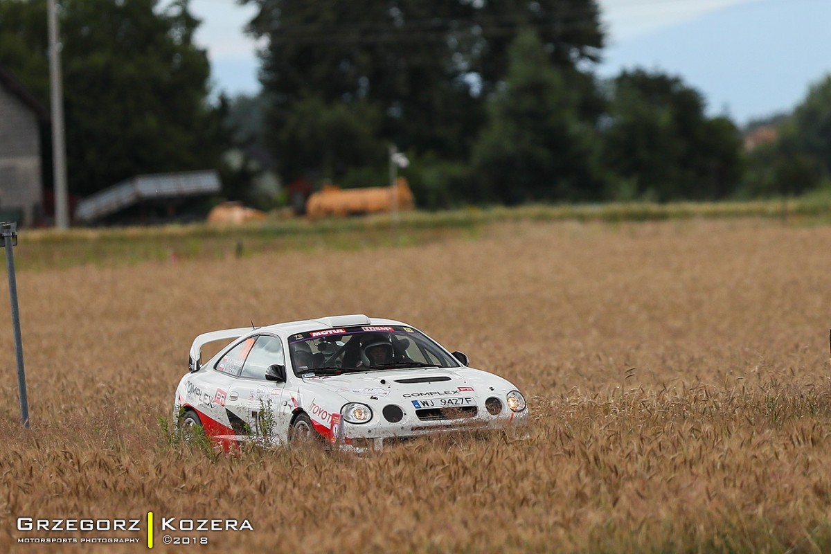 Rajd Śląska 2018 - załoga Horodeński / Sałaciński - Toyota Celica GT-Four ST205