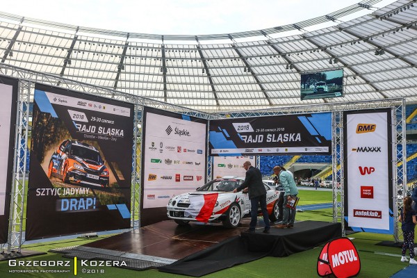 Rajd Śląska 2018 - załoga Horodeński / Sałaciński - Toyota Celica GT-Four ST205