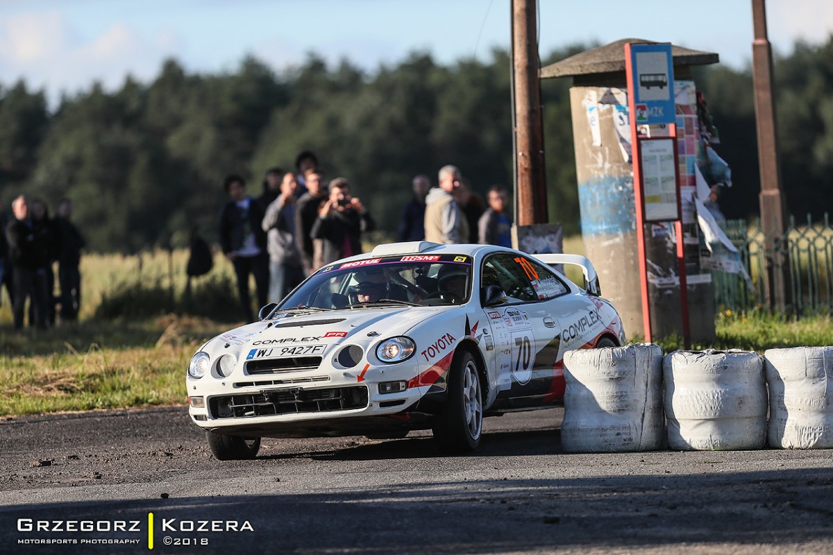 Rajd Śląska 2018 - załoga Horodeński / Sałaciński - Toyota Celica GT-Four ST205