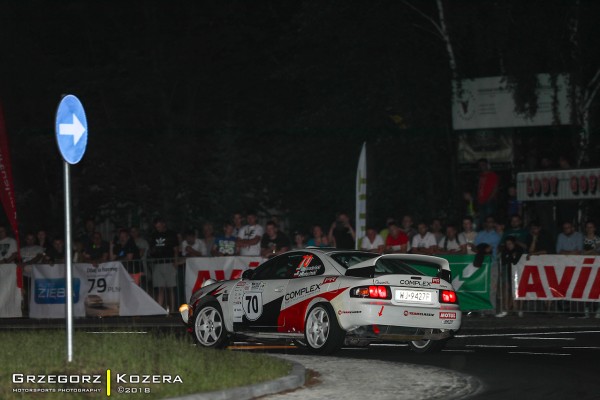 Rajd Śląska 2018 - załoga Horodeński / Sałaciński - Toyota Celica GT-Four ST205