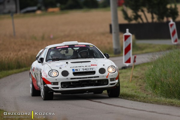 Rajd Śląska 2018 - załoga Horodeński / Sałaciński - Toyota Celica GT-Four ST205