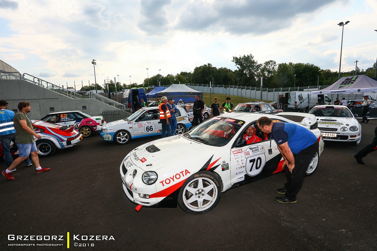 Rajd Śląska 2018 - załoga Horodeński / Sałaciński - Toyota Celica GT-Four ST205