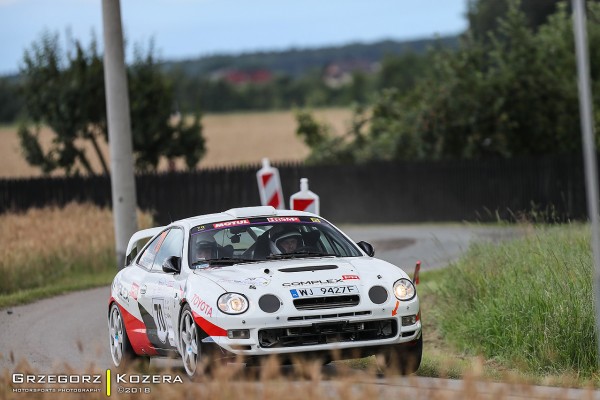 Rajd Śląska 2018 - załoga Horodeński / Sałaciński - Toyota Celica GT-Four ST205