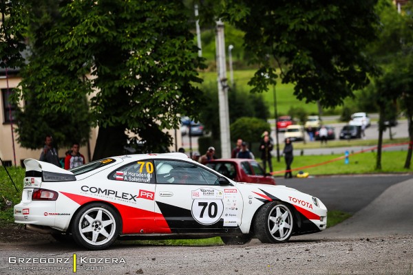 Rajd Śląska 2018 - załoga Horodeński / Sałaciński - Toyota Celica GT-Four ST205