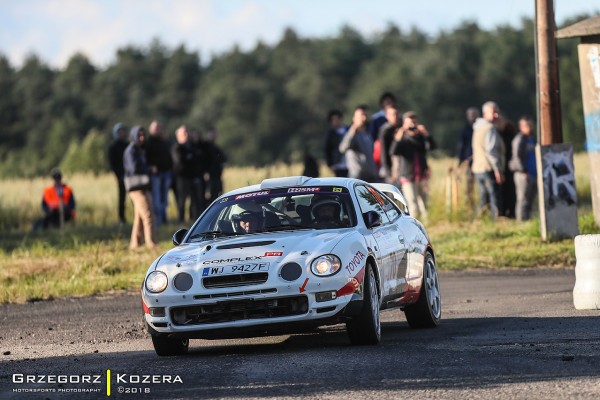 Rajd Śląska 2018 - załoga Horodeński / Sałaciński - Toyota Celica GT-Four ST205