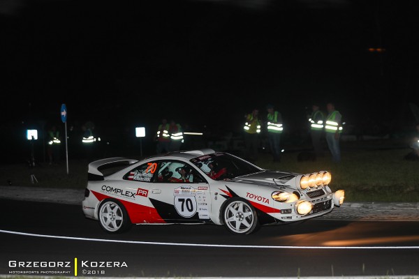 Rajd Śląska 2018 - załoga Horodeński / Sałaciński - Toyota Celica GT-Four ST205