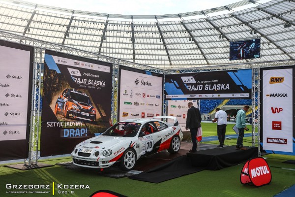 Rajd Śląska 2018 - załoga Horodeński / Sałaciński - Toyota Celica GT-Four ST205