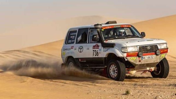 TOYOTA TEAM CLASSIC Michał Horodeński Arkadiusz Sałaciński Toyota Land Cruiser HDJ80 5. Etap Rajd Dakar Classic 2024