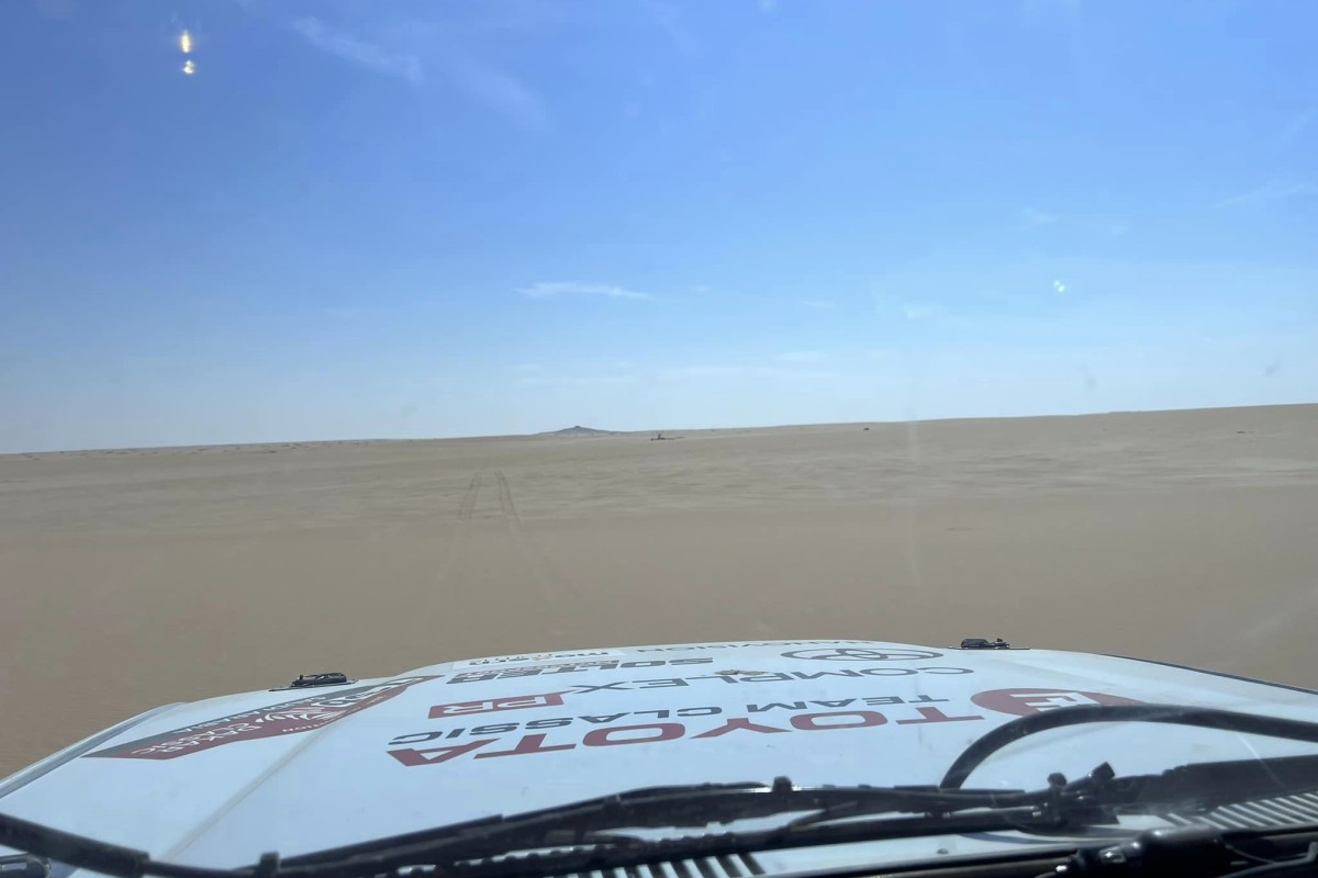 TOYOTA TEAM CLASSIC Michał Horodeński Arkadiusz Sałaciński Toyota Land Cruiser HDJ80 5. Etap Rajd Dakar Classic 2024