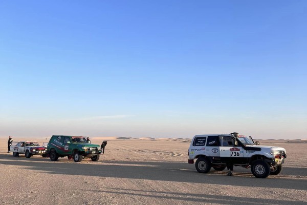 TOYOTA TEAM CLASSIC Michał Horodeński Arkadiusz Sałaciński Toyota Land Cruiser HDJ80 5. Etap Rajd Dakar Classic 2024