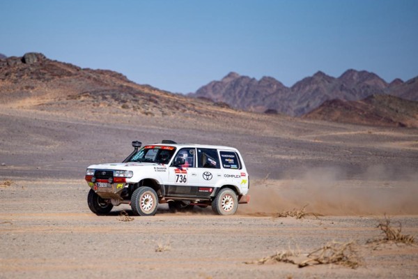 TOYOTA TEAM CLASSIC Michał Horodeński Arkadiusz Sałaciński Toyota Land Cruiser HDJ80 Ceremonia Startu i Prolog Rajd Dakar Classic 2024