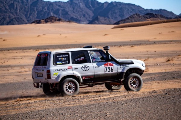 TOYOTA TEAM CLASSIC Michał Horodeński Arkadiusz Sałaciński Toyota Land Cruiser HDJ80 Ceremonia Startu i Prolog Rajd Dakar Classic 2024