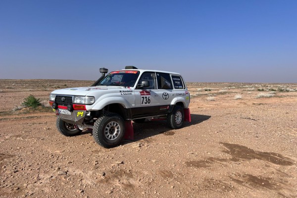 TOYOTA TEAM CLASSIC Michał Horodeński Arkadiusz Sałaciński Toyota Land Cruiser HDJ80 1 Etap Rajd Dakar Classic 2024