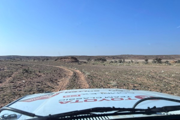 TOYOTA TEAM CLASSIC Michał Horodeński Arkadiusz Sałaciński Toyota Land Cruiser HDJ80 1 Etap Rajd Dakar Classic 2024
