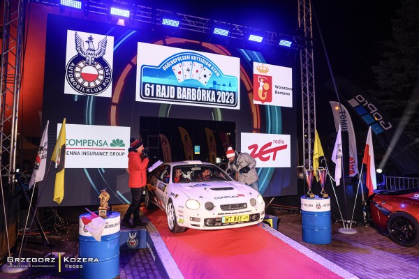 Michał Horodeński / Arkadiusz Sałaciński - Toyota Celica GT-Four ST205 - 61. Rajd Barbórka 2023