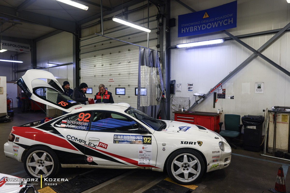 Michał Horodeński / Arkadiusz Sałaciński - Toyota Celica GT-Four ST205 - 61. Rajd Barbórka 2023