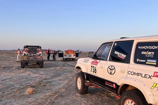 TOYOTA TEAM CLASSIC Michał Horodeński Arkadiusz Sałaciński Toyota Land Cruiser HDJ80 3. Etap Rajd Dakar Classic 2024