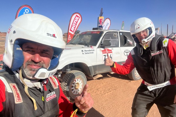 TOYOTA TEAM CLASSIC Michał Horodeński Arkadiusz Sałaciński Toyota Land Cruiser HDJ80 10. Etap Rajd Dakar Classic 2024