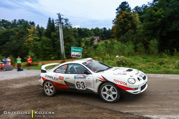27. Rajd Rzeszowski - załoga Horodeński / Sałaciński - Toyota Celica GT-Four ST205