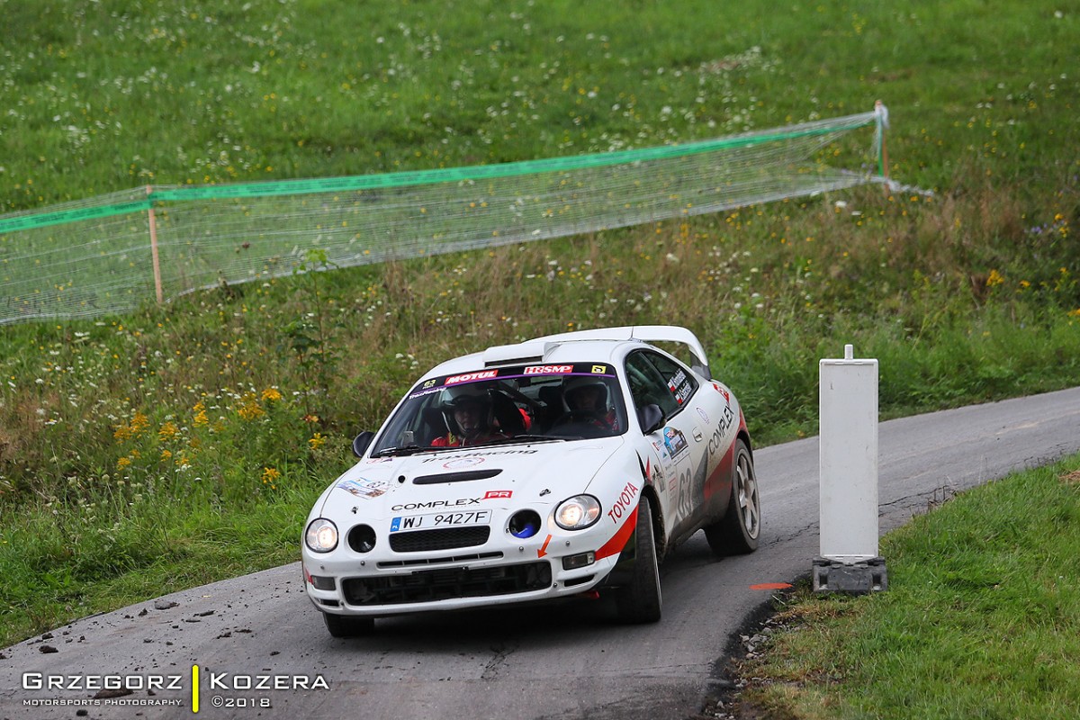 27. Rajd Rzeszowski - załoga Horodeński / Sałaciński - Toyota Celica GT-Four ST205