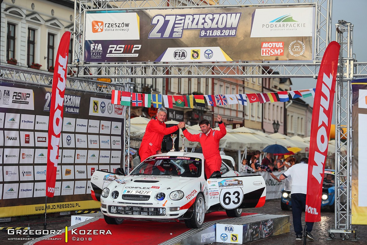 27. Rajd Rzeszowski - załoga Horodeński / Sałaciński - Toyota Celica GT-Four ST205