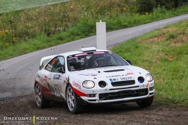 27. Rajd Rzeszowski - załoga Horodeński / Sałaciński - Toyota Celica GT-Four ST205