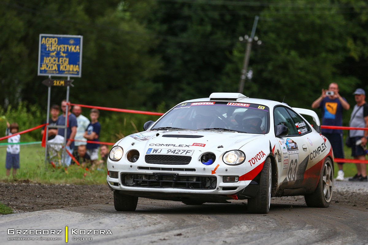 27. Rajd Rzeszowski - załoga Horodeński / Sałaciński - Toyota Celica GT-Four ST205