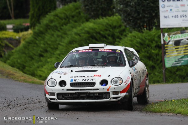 27. Rajd Rzeszowski - załoga Horodeński / Sałaciński - Toyota Celica GT-Four ST205