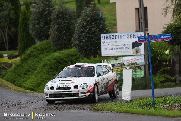 27. Rajd Rzeszowski - załoga Horodeński / Sałaciński - Toyota Celica GT-Four ST205